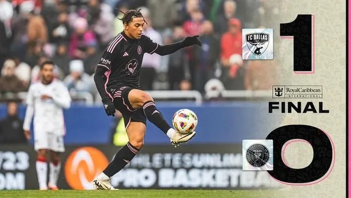 Messi và đồng đội nhận thất bại đầu tiên trong năm 2024